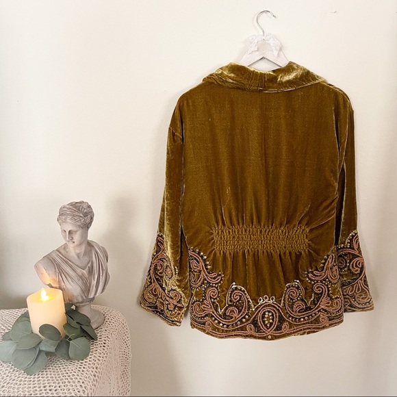 NWT Free People Starlight Velvet Jacket - Picture 2 of 14